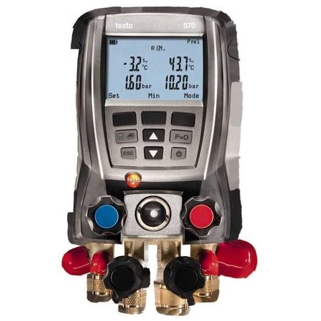 Testo Testo 570, 4-Valve digital manifold kit with data logging 0563 5703